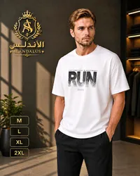 تيشيرت بطبعة RUN - الأندلس (ALANDALUS)