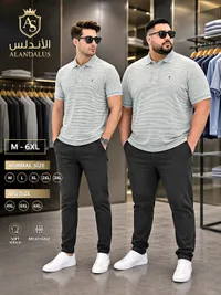 تيشيرت بولو مخطط - الأندلس (ALANDALUS)