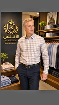 قميص كاروهات رجالي - الأندلس (ALANDALUS)
