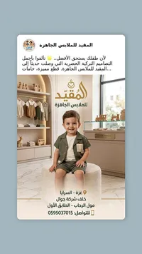 تشكيلة ملابس أطفال تركية - المقيد للملابس الجاهزة