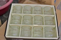 طقم كاسات زجاجية - جلاس وير (Glassware)