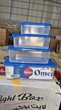 طقم حافظات طعام شفافة - الوطنية (Omeg)
