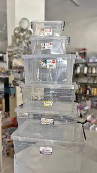 صناديق تخزين بلاستيكية شفافة - فريش بوكس (Fresh Box)