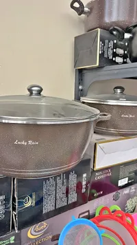 طنجرة طهي جرانيت غير لاصقة - لاكي رين من دويك (Dweik)