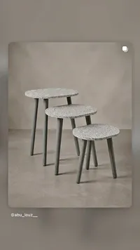 طاولات جانبية متدرجة (Nesting Tables)
