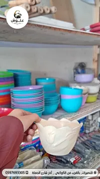 وعاء زهور مزخرف - علوش