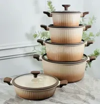 طقم قدور طهي سيراميك - سايبو (Saibo)