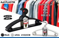 طقم علاقات ملابس بلاستيك 6 قطع - أسيل (Asil Plastik)