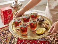طقم أكواب شاي زجاجية - بونامار (Bonamar)