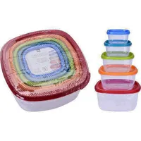 طقم حافظات طعام ملونة - إكسلنت هاوس وير (Excellent Houseware)