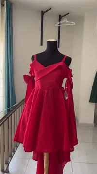 فستان سهرة أحمر أنيق (New)