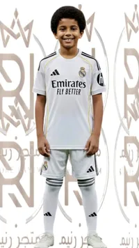 طقم كرة قدم للأطفال - ريال مدريد (Adidas)