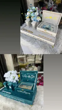 صندوق هدايا وتوزيعات مخملي مخصص - بانسى ستور (Pansy Store)