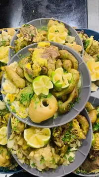 وجبة فوارغ وممبار محشي