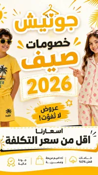 تشكيلة ملابس أطفال صيفية - جوتيش