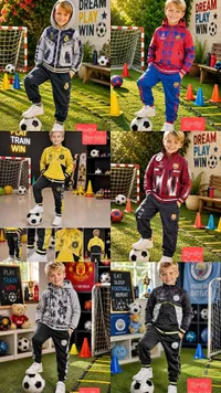 تشكيلة ملابس رياضية للأطفال - فرق كرة القدم (Kids Football Team Collection)
