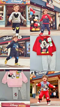 طقم ملابس أطفال شخصيات ديزني (Disney)