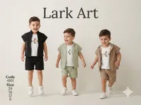 طقم ملابس صيفي للأطفال - لارك آرت (Lark Art)