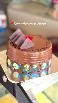 قالب كيك الشوكولاتة بتصميم تويتي