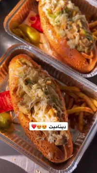 ساندويتش دجاج ديناميت