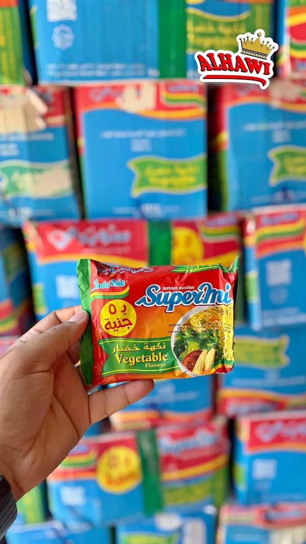 نودلز سريعة التحضير بنكهة الخضار - إندومي (Indomie) - مواد غذائية وبقالة - سوق غزة
