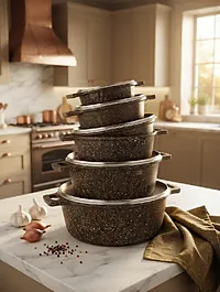 طناجر جرانيت بني - سوق غزة