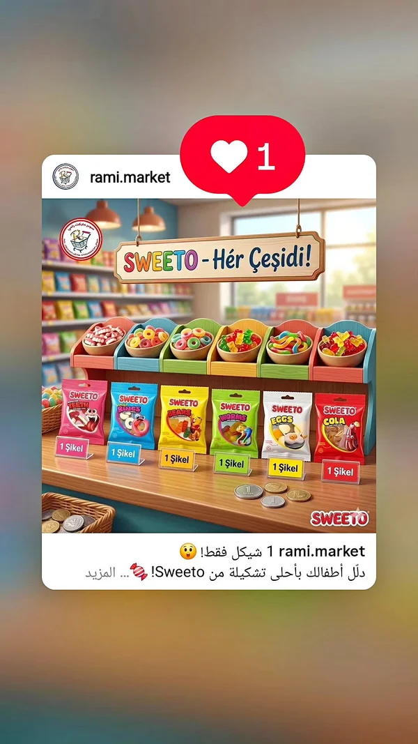سكاكر متنوعة - سويتو (Sweeto) - مواد غذائية وبقالة - سوق غزة
