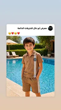 طقم صيفي للأولاد - معرض أبو دلال