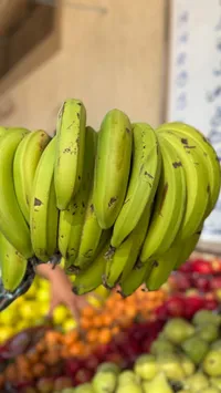 موز طازج أخضر