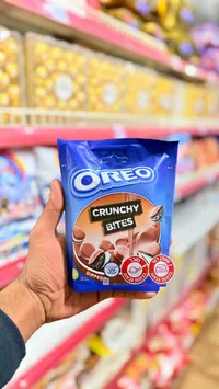 بسكويت أوريو كرانشي بايتس المغطى (Oreo)