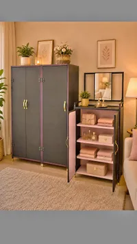 طقم خزانة ملابس ووحدة تخزين عصرية