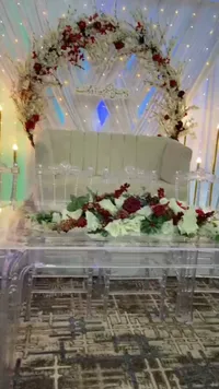 طقم تزيين كوشة أفراح فاخر