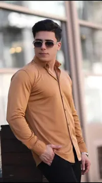 قميص كاجوال بيج بأكمام طويلة