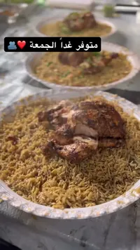 مشاوي على الأرز - وجبة شرقية