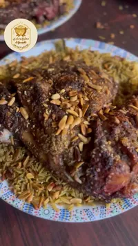 وجبة مندي لحم - مطبخ ومندي عبود