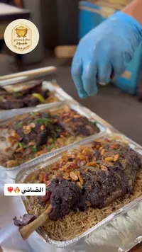 وجبة مندي لحم ضاني - مطبخ ومندي عبود