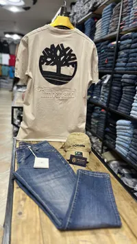 طقم ملابس رجالي صيفي - تيمبرلاند وكولومبيا (Timberland & Columbia)