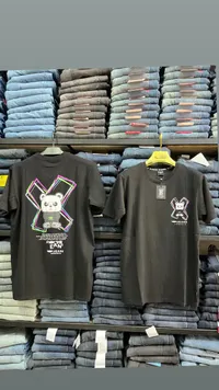تيشيرت رجالي بطبعة الدب - جينز كوتور (Jeans Couture)