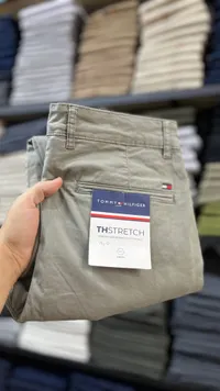 بنطال قماشي رجالي مطاطي - تومي هيلفيغر (Tommy Hilfiger)