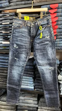 بنطال جينز رجالي ممزق - جي إس (GS)