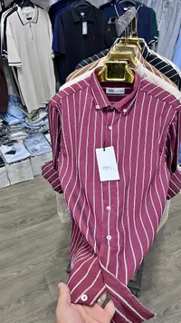 قميص رجالي مقلم - زارا (Zara)