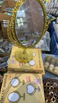 مرآة زينة ذهبية - كوزمتيك ميرور