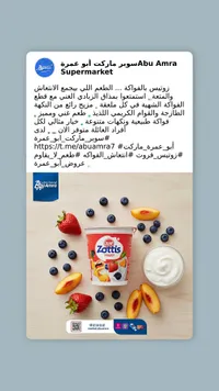 زبادي بالفواكه - زوتيس (Zottis)