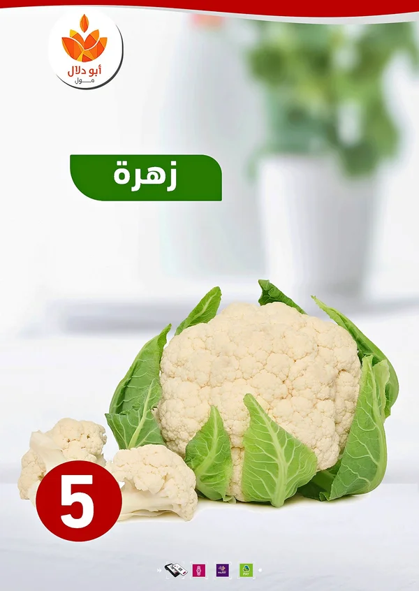 زهرة طازجة - أبو دلال مول - مواد غذائية وبقالة - سوق غزة