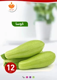 كوسا طازجة - أبو دلال مول - سوق غزة