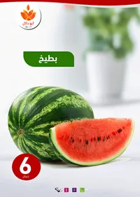 بطيخ طازج - أبو دلال مول - سوق غزة