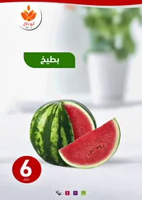 بطيخ طازج - أبو دلال مول - سوق غزة