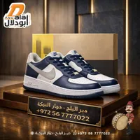 بوت رجالي نايك إير فورس - أزرق وأبيض