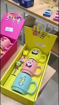 طقم أكواب سبونج بوب وأصدقائه