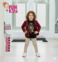 طقم ملابس أطفال كاجوال - فان كيدز (Fun Kids)